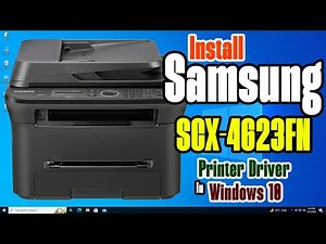 How to Download & Install Samsung SCX-4623FN Printer Driver in Windows 10 PC or Laptop 🖨️