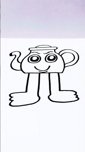 How to draw a cute Tung Tung Sahurrr step by step #art #shorts