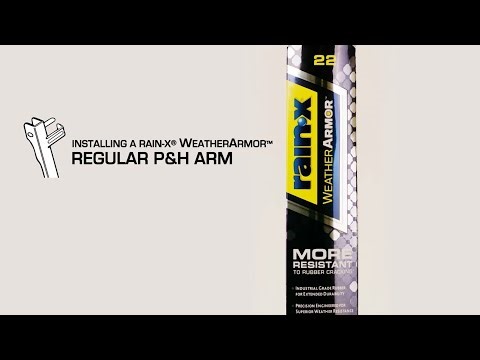 Rain X WeatherArmor Wiper Blade Regular P&H Installation