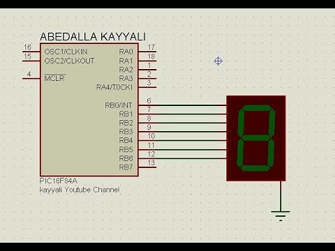 PIC16F84A Seven-Segment Display (Assembly)