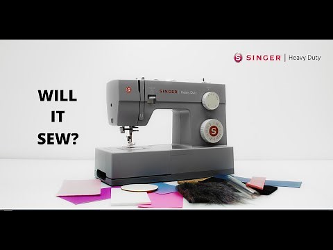 SINGER Heavy Duty Sewing Machine: See It Sew Through ANYTHING! (Denim, Leather, Canvas & More!)
