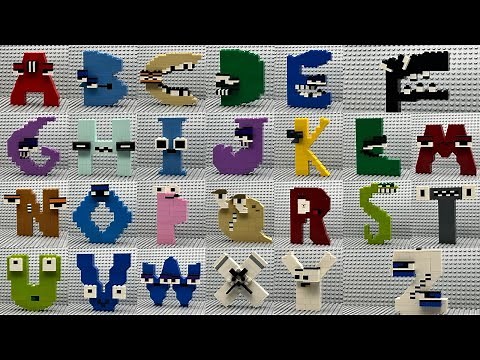 How To Build LEGO All Alphabet Lore characters A-Z
