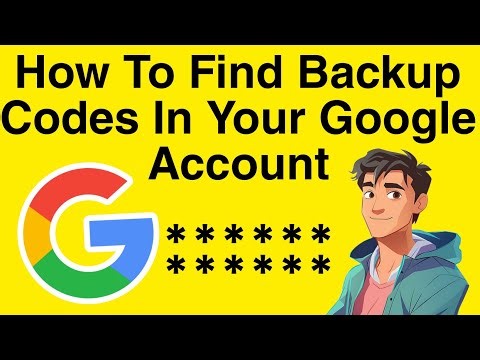 How To Find Backup Codes In Your Google Account | Easy Tutorial