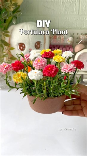 DIY artificial plant #shorts #artificialplants #planter #handmade #craftideas
