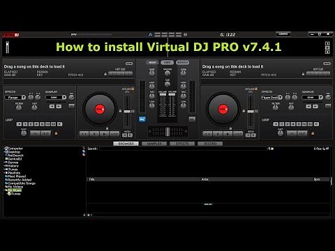 How to install Virual DJ PRO v7.4.1 [2014][HD]