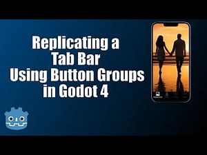 Recreating a Tab Bar in Godot 4 using Button Groups and Node Groups