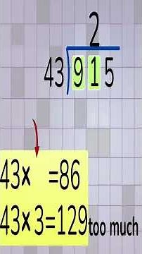 Learn Long Division in 2 Minutes Fast & Easy Explanation