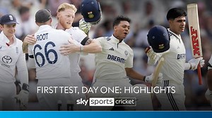 England vs India | First Test, Day One Highlights