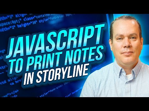 Creating Printable Course Notes in Storyline Using JavaScript