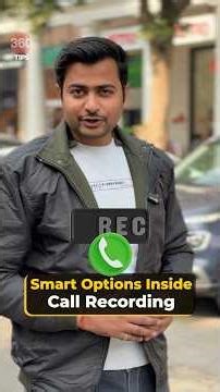 Smart options inside call recording #shorts #callrecording #call #calling #tipsandtricks #howto