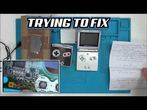 Trying to FIX: Nintendo GameBoy Advance SP that doesn't CHARGE