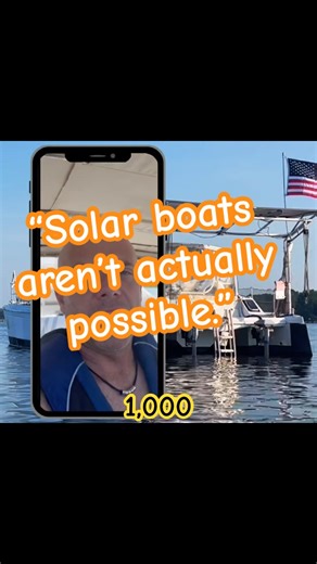 How we proved a solar ☀️ powered boat 🛥️ IS actually possible!