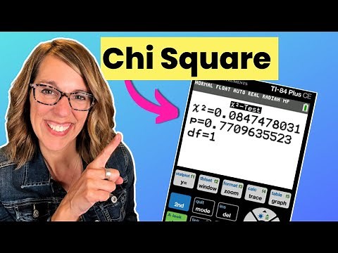 Chi Square Easy With The TI-84 Calculator | Chi Square Expected Values