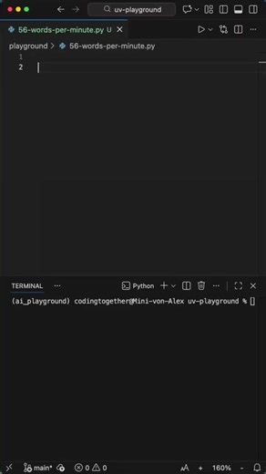 Words per Minute Calculator - Python for Beginners #programming #python #coding Here’s a simple project to calculate the words per minute used to write a phrase given on the screen. The simple project shows you how to handle inputs, calculate a time difference, and even handle different situations. Perfect for beginners to improve their skills. If you have any question let me know in the comments. Happy coding and I will see you in the next one. | Laskenta Technologies Limited