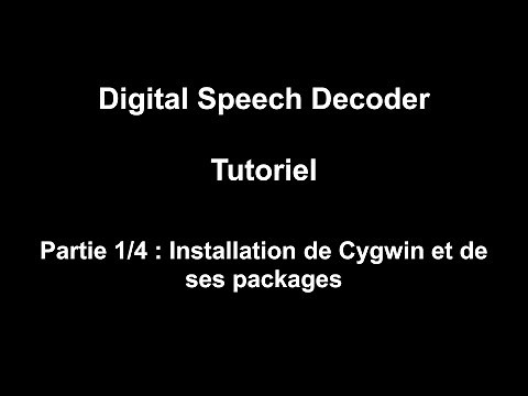 Tutoriel DSD - Partie 1/4 - Installation de Cygwin