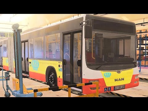 Bus Mechanic Simulator - First Look Gameplay! 4K