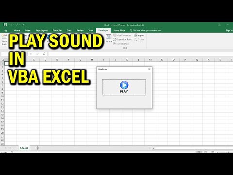 How to Play Sound in VBA Excel | WAV Extensions