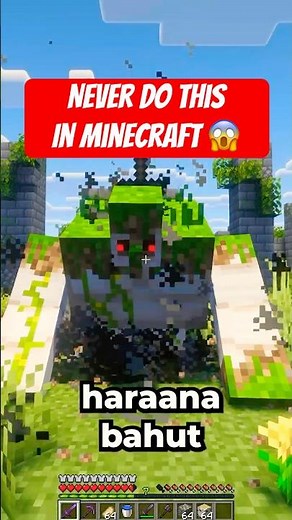 iss ek Mod Mein ye GALTI mat karna 😨 #minecraft
