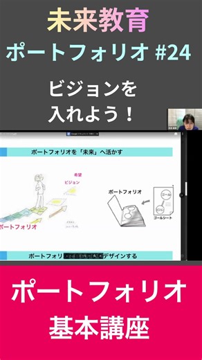 【ポートフォリオ基本講座24】ゴールシートを書いてポートフォリオに入れましょう
