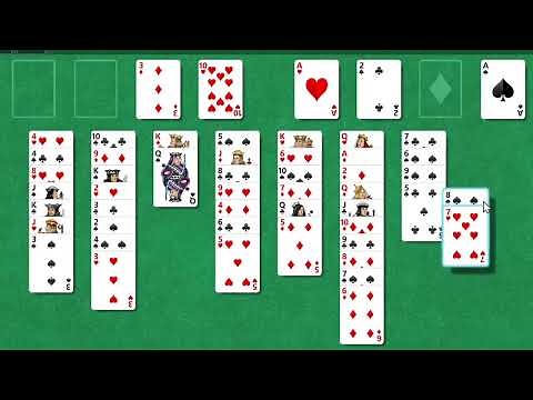 フリーセルの解き方 実演解説 初心者向け初級問題