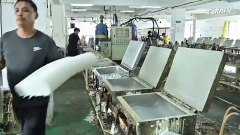 Amazing Mass Production of Airplane Pillows in Factory