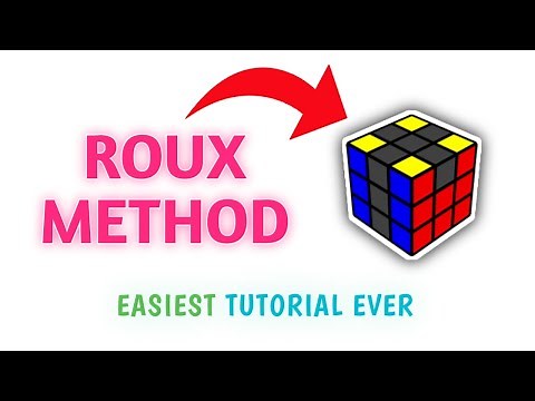 Roux method of Speed Solving 3x3 Rubik's cube | Easy Tutorial