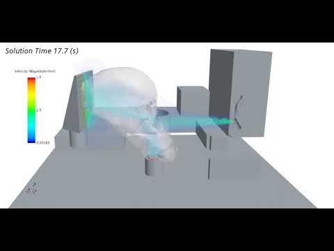 Numerical Simulation for Removing Fumes