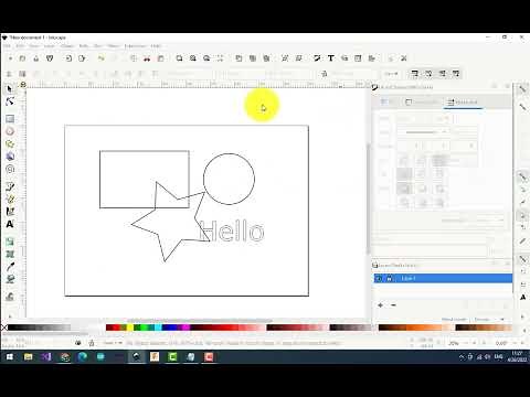 สร้าง G-Code ด้วย Inkscape
