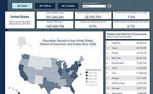 2020 Census Population and Housing Map