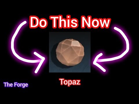 How to Get Topaz in the Forge (Roblox )