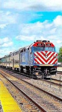 Metra at the Geneva Metra Station