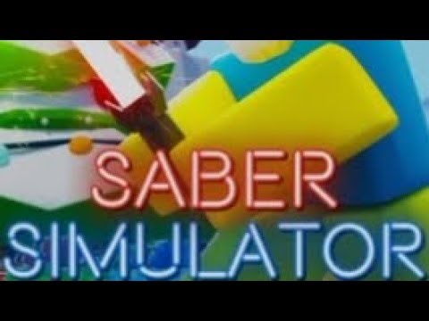playing saber simulator on roblox !