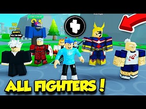 Getting ALL FIGHTERS In Anime Fighters Simulator!! *INSANELY HARD* (Roblox)