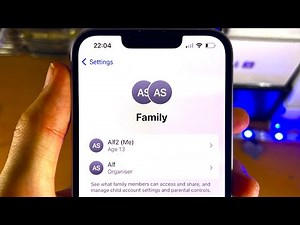 ANY iPhone How To Accept Family Sharing Invitation!