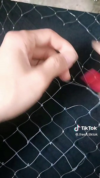 How to mend a broken fishing net. Fishnet weaving, you can do it yourself. DIY #foryou#Happy New Year