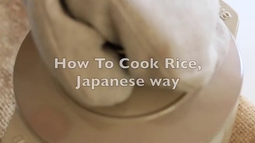How to cook rice, the Japanese way