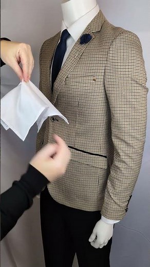 The Inverted Puff Pocket Square Fold | How To Fold A Pocket Square