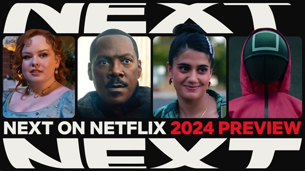 658K views · 3.3K reactions | Squid Game, Bridgerton, Rebel Moon, The Umbrella Academy, Beverly Hills Cop: Axel F – Here’s a look at what’s Next on Netflix in 2024  | Netflix | Facebook