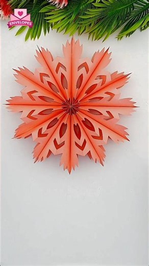 Christmas snowflake craft | Paper snowflakes DIY