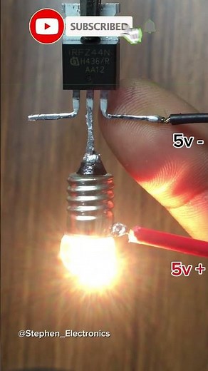 MOSFET | IRFZ44N MOSFET Touch On Off Light Sensor #mosfet
