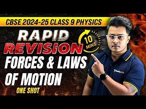 Forces & Laws of Motion One Shot | Rapid Revision in 10 Mins🔥 | CBSE Class 9 Physics | Abhishek Sir