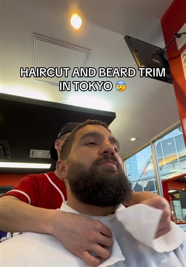 Haircut and Beard Trim at The Dojo Barbershop Tokyo