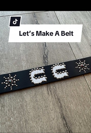 DIY Vintage Western Rockabilly Belt Making Tutorial