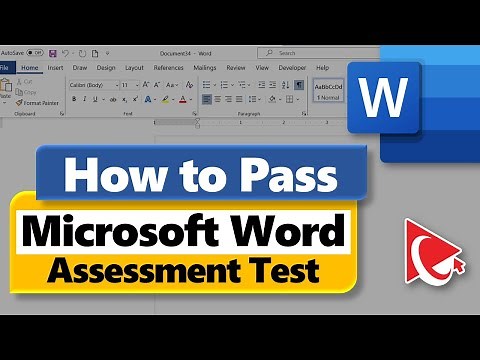 How to Pass MICROSOFT WORD ASSESSMENT TEST - Questions and Answers with Solutions