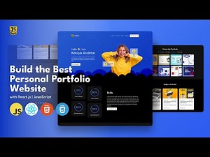 Build & Deploy Fully Functional Personal Portfolio Website with Modern UI/UX in React JS