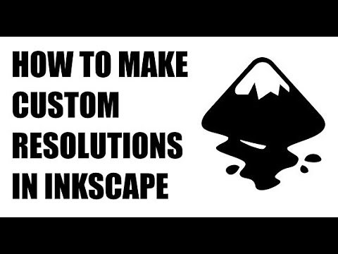How to Create Custom Resolutions in Inkscape