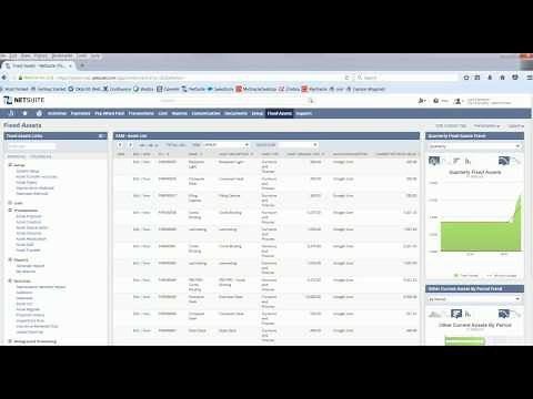 NetSuite Fixed Assets demo