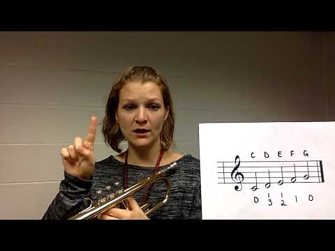 Trumpet First 5 Notes (C-G)