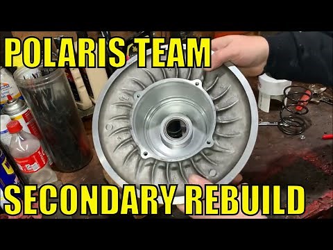 HOW TO REMOVE AND REBUILD THE POLARIS TEAM SECONDARY CLUTCH