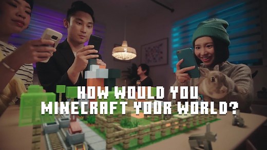 Build in the real world with augmented reality – download for free! | Minecraft